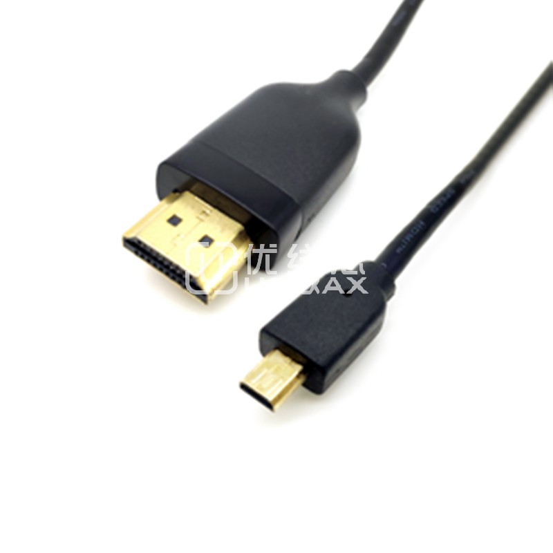 ?HDMI A Male to D Male Cable